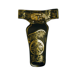 Kovbojské puzdro na revolver s opaskom